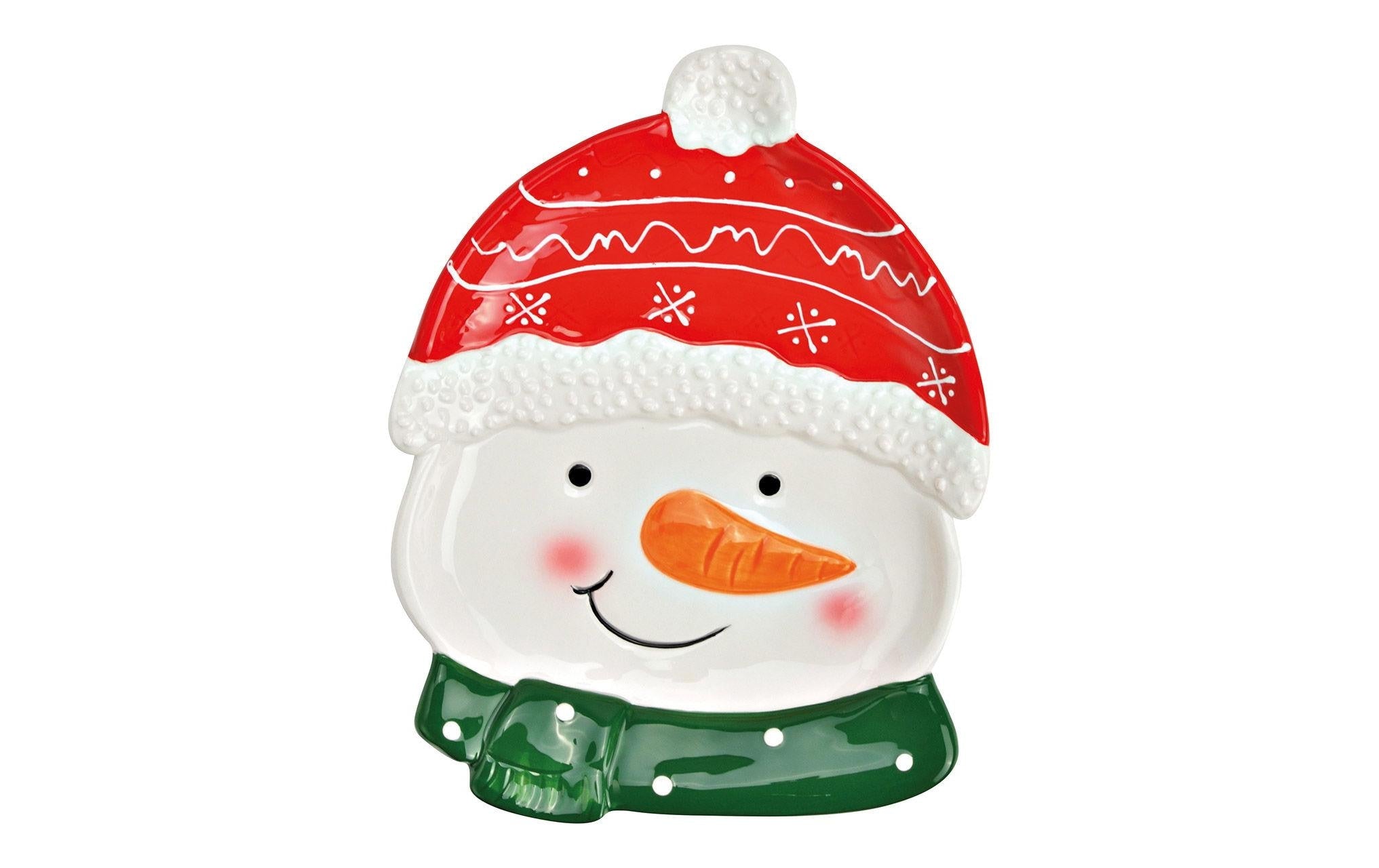G. Wurm Teller Schneemann 3D