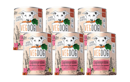 Vegdog Sensitive Lupinenprotein 6x400g
