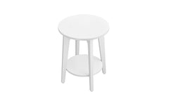 VASAGLE | Couchtisch Weiss | 40x50 cm (DxH), Spanplatte