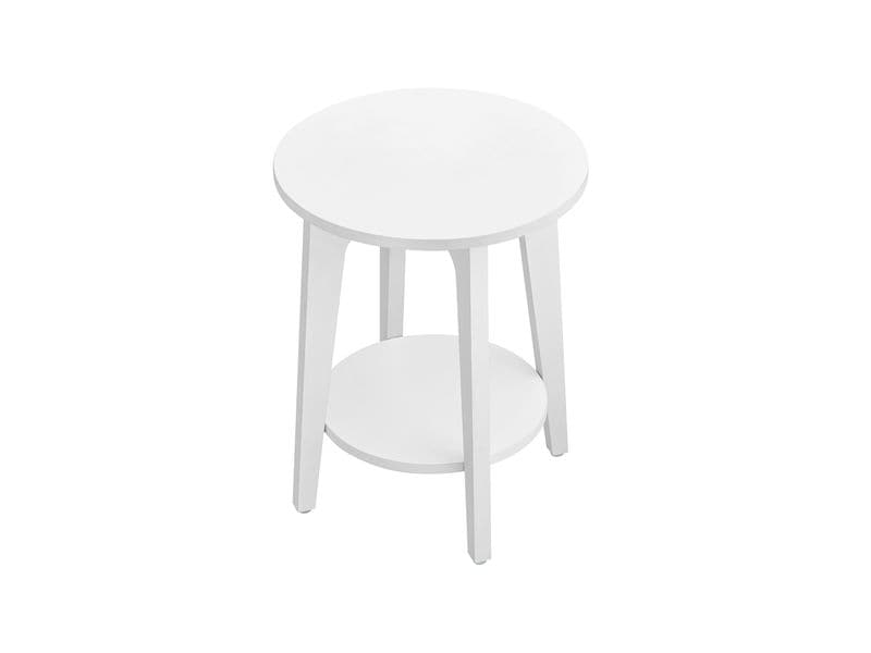VASAGLE | Couchtisch Weiss | 40x50 cm (DxH), Spanplatte