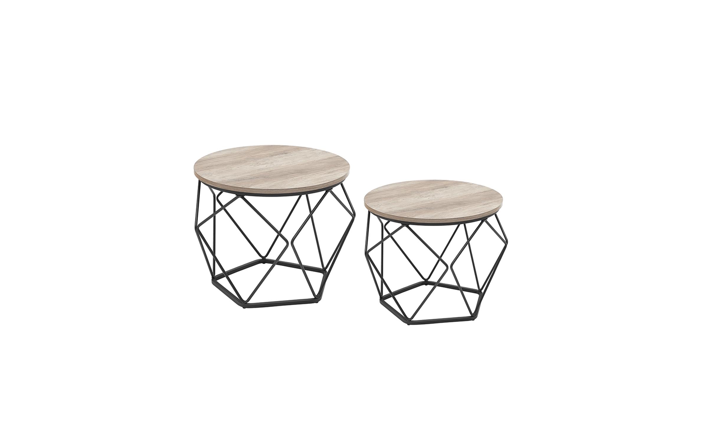 Vasagle Couchtisch, 2er Set
