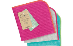 Cawö | Spültuch Trio | pink/türkis