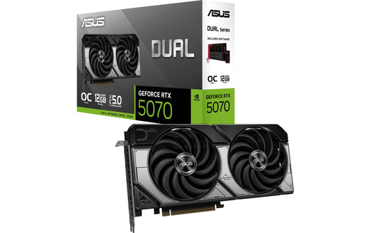 ASUS DUAL RTX5070 O12G, GDDR7