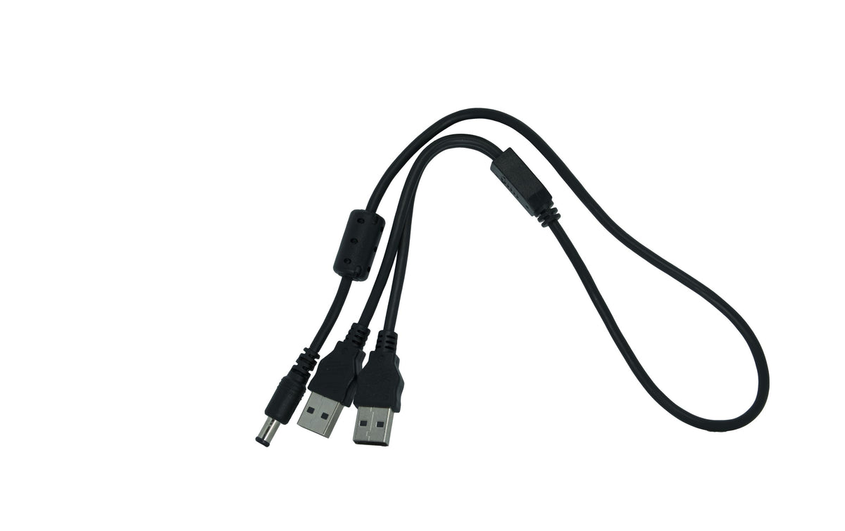 Silex USB2 Y-Kabel 2xA  -Rundstecker