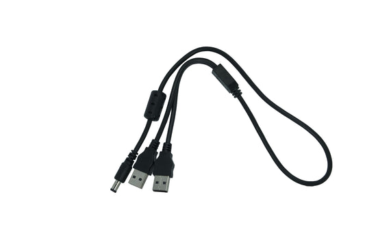 Silex USB2 Y-Kabel 2xA  -Rundstecker