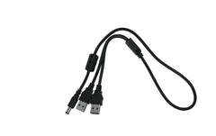 Silex USB2 Y-Kabel 2xA  -Rundstecker