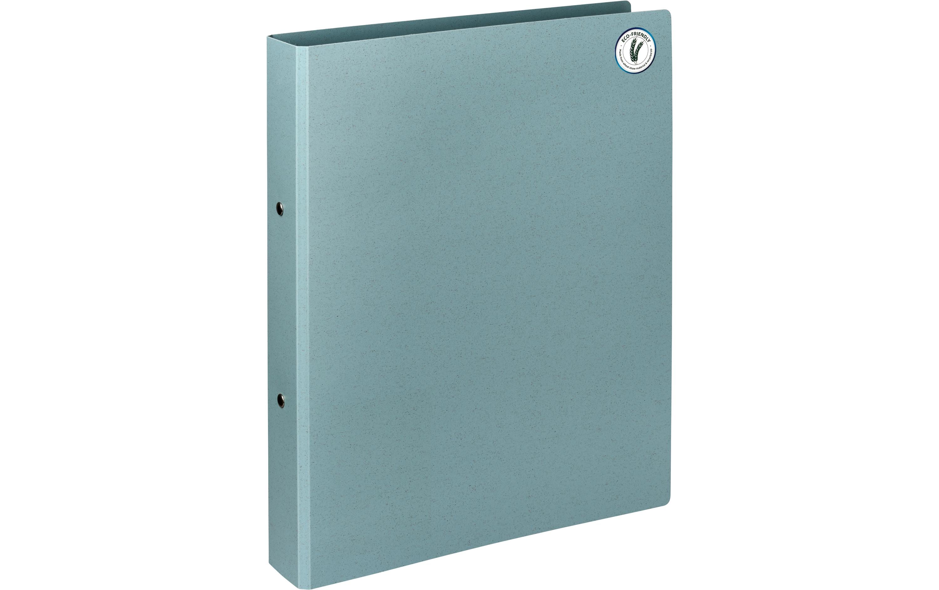 Ringbuch Weizenstroh A4 2 Ringe, blau