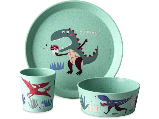 Koziol | Kindergeschirrset CONNECT REX sage | green