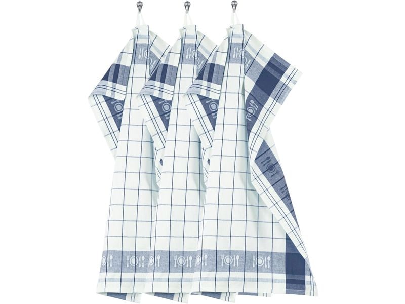 Tiseco | Geschirrtuch Pharao 3er Set | Blau