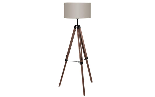 EGLO Leuchten | EGLO Stehleuchte LANTADA nuss | exkl. E27 1x60W