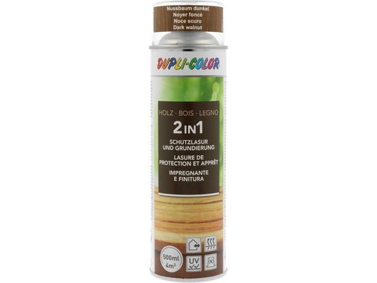 DUPLI-COLOR | Holzschutzlasur Nussbaum | dunkel, 500 ml