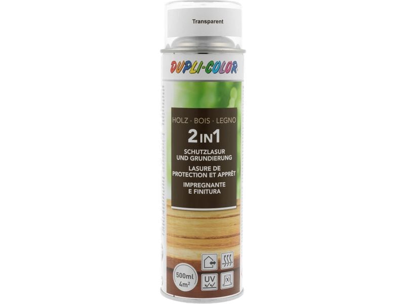 DUPLI-COLOR | Holzschutzlasur Transparent | 500 ml