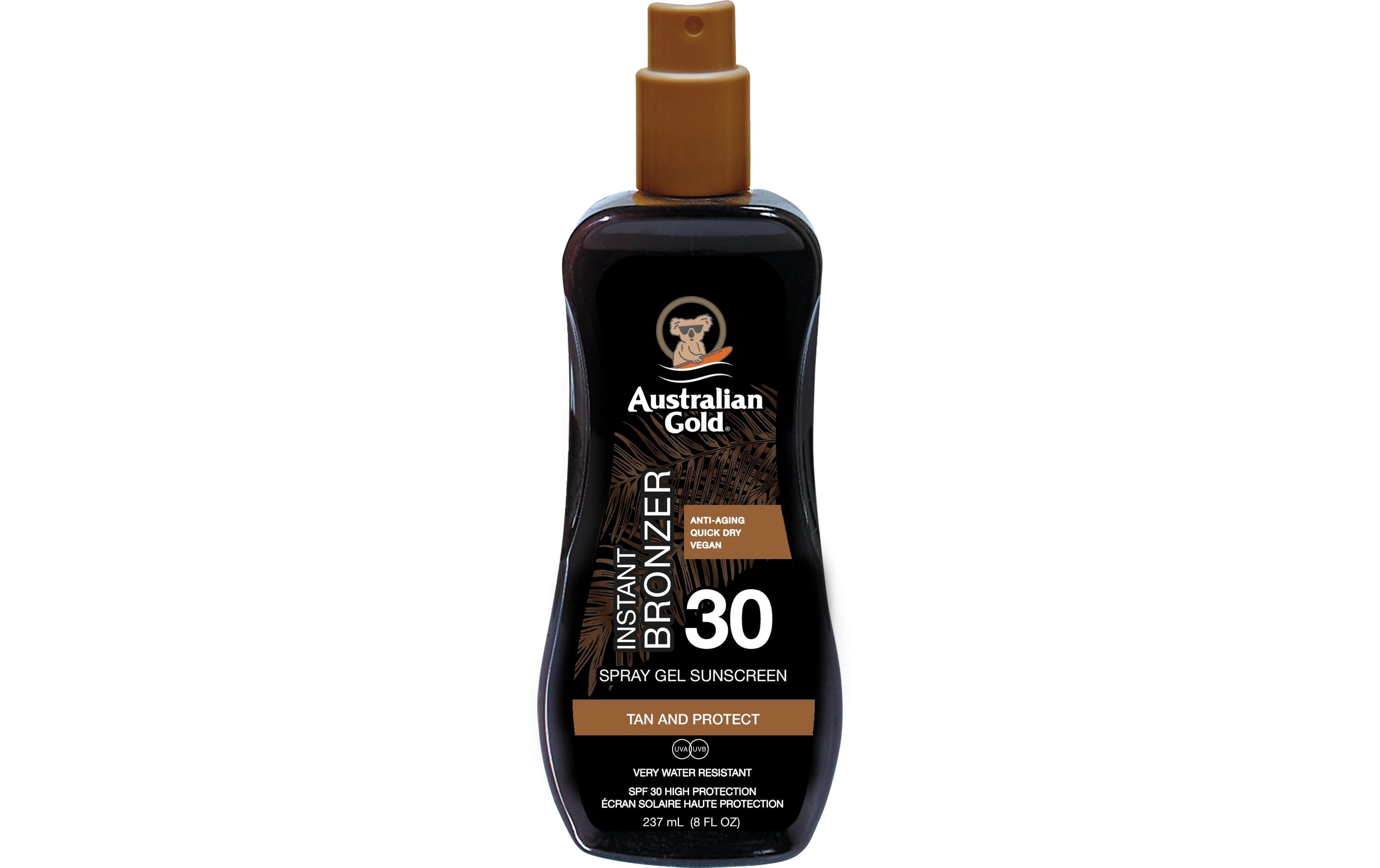 AustralianGold Spray Gel mit Bronzer SPF30