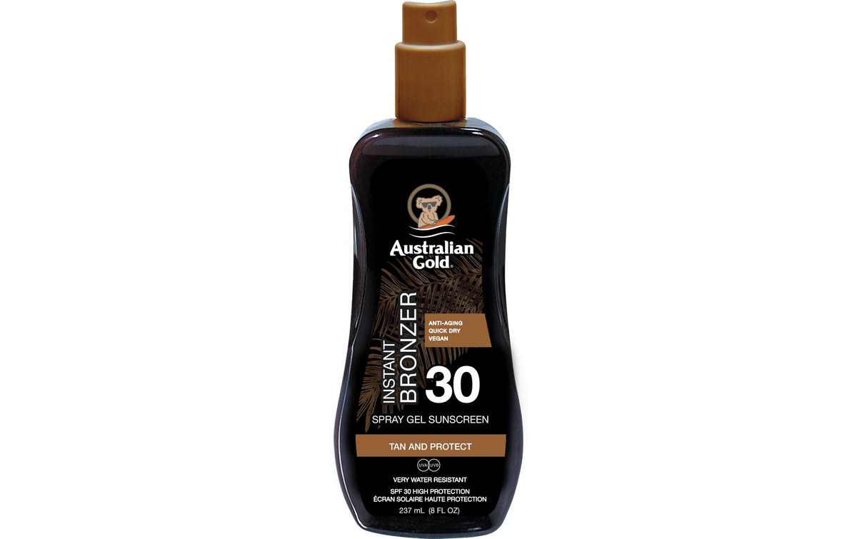 AustralianGold Spray Gel mit Bronzer SPF30