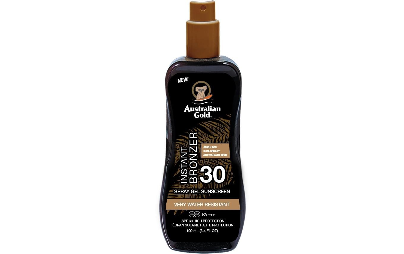 AustralianGold Spray Gel mit Bronzer SPF30