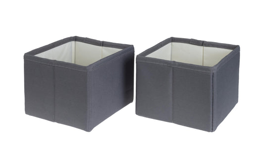 COCON Aufbewahrungsboxen 2er Set grau