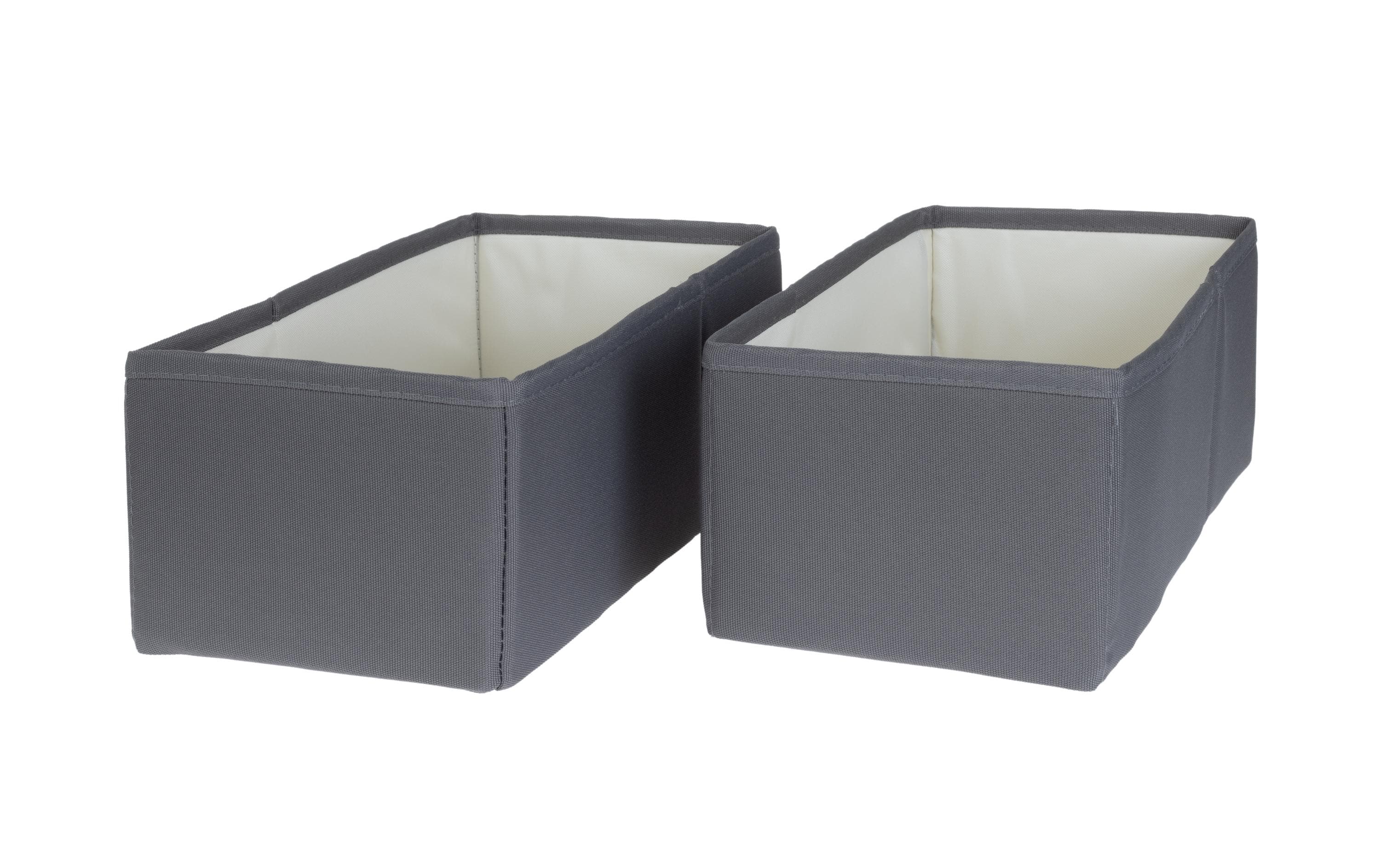 COCON Aufbewahrungsboxen 2er Set grau