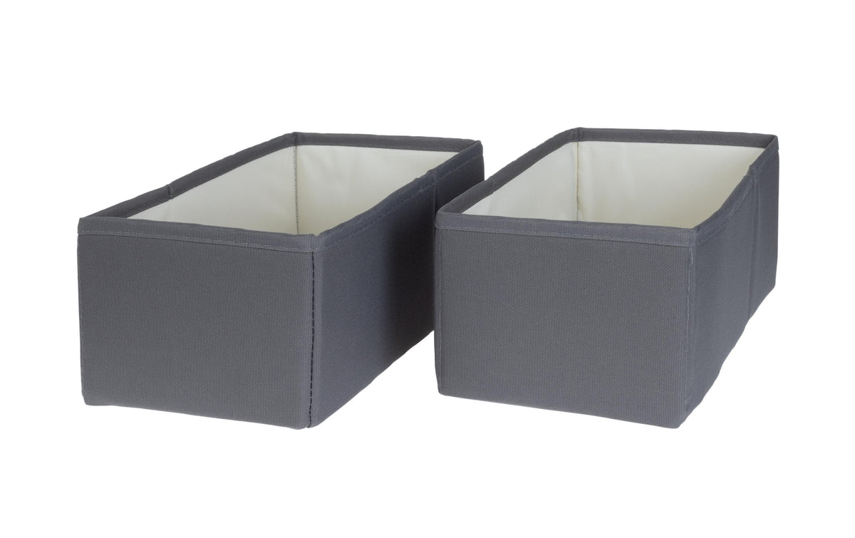 COCON Aufbewahrungsboxen 2er Set grau