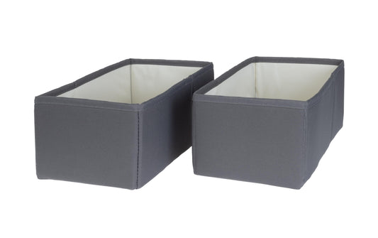 COCON Aufbewahrungsboxen 2er Set grau