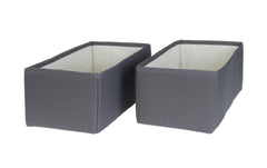 COCON Aufbewahrungsboxen 2er Set grau