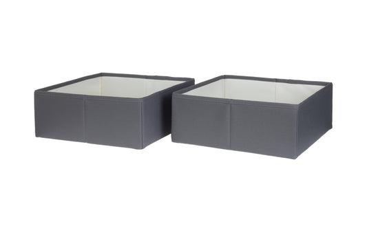 COCON Aufbewahrungsboxen 2er Set grau