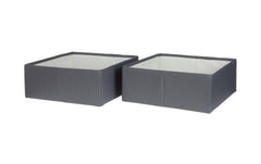 COCON Aufbewahrungsboxen 2er Set grau