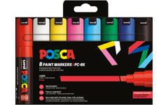 Uni, Permanent-Marker POSCA 8 mm, 8 Stück