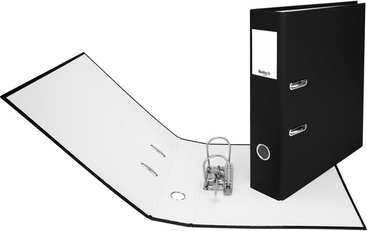 Biella, Ordner Plasticolor A4 7 cm, Schwarz