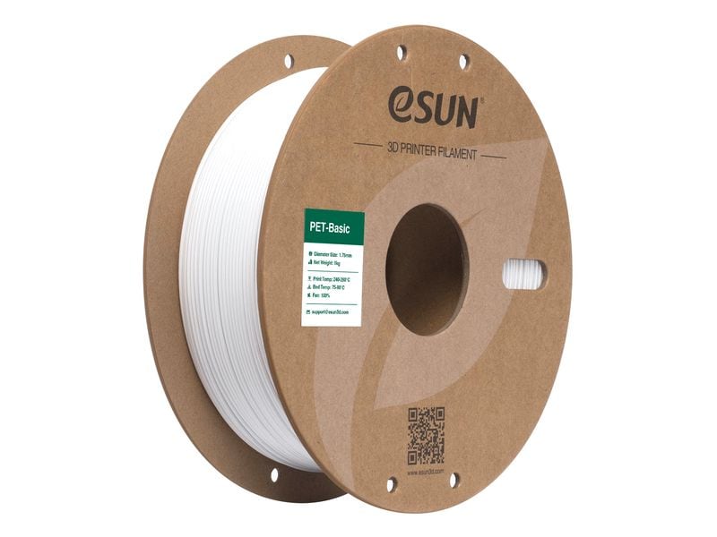 eSun | Filament PET Basic Weiss 1.75 mm 1 kg | 1.75mm, 1kg