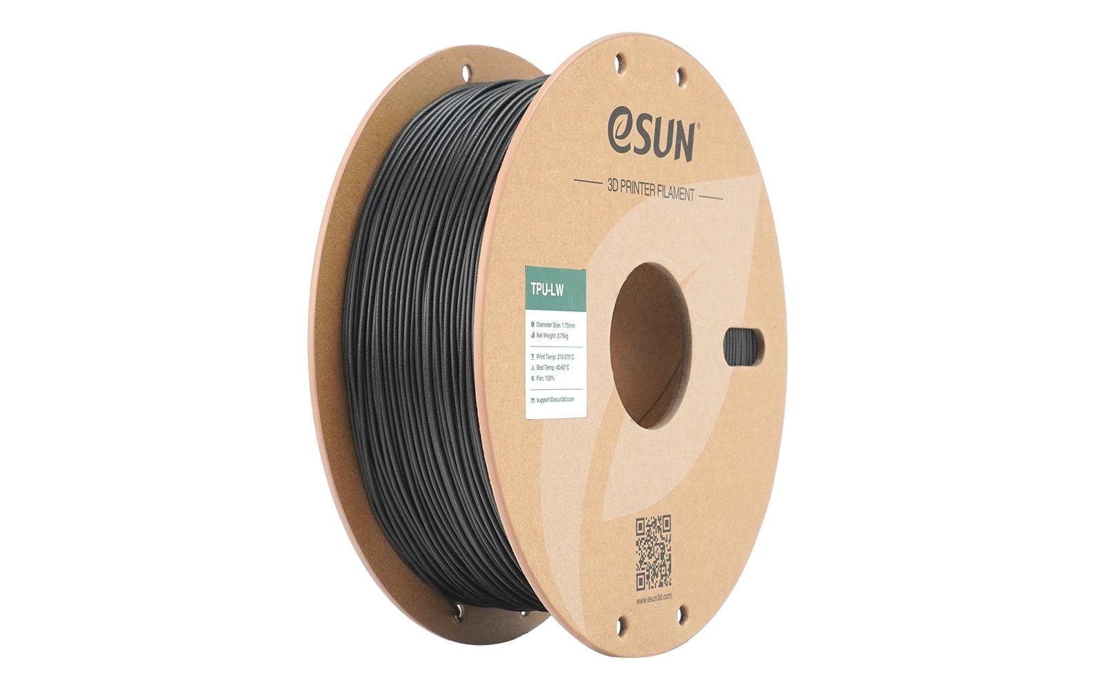 eSun, Filament TPU LW Schwarz 1.75 mm 1 kg