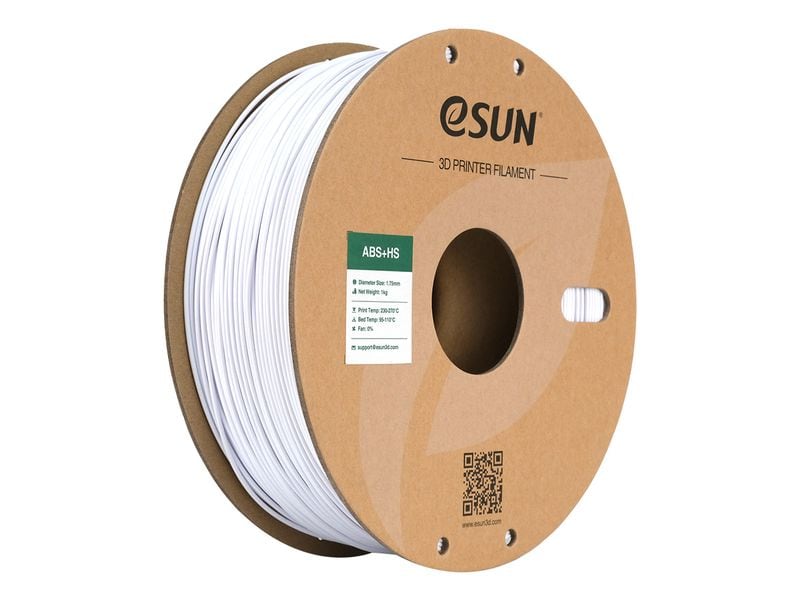 eSun | Filament ABS+ HS Kaltweiss 1.75 mm 1 | 1.75mm, 1kg