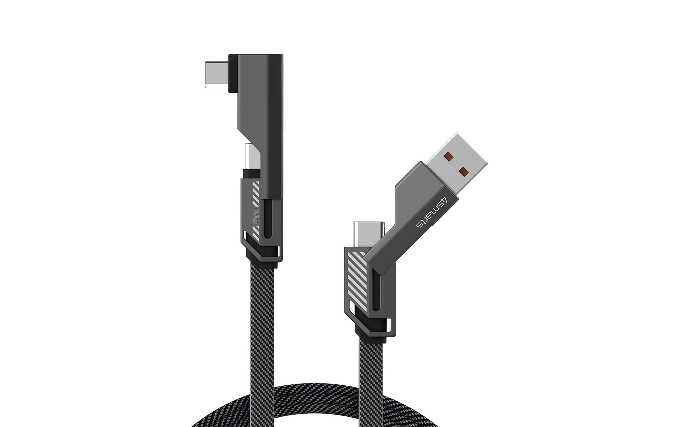 4smarts USB-C Kabel ComboCord Flat 2iin1