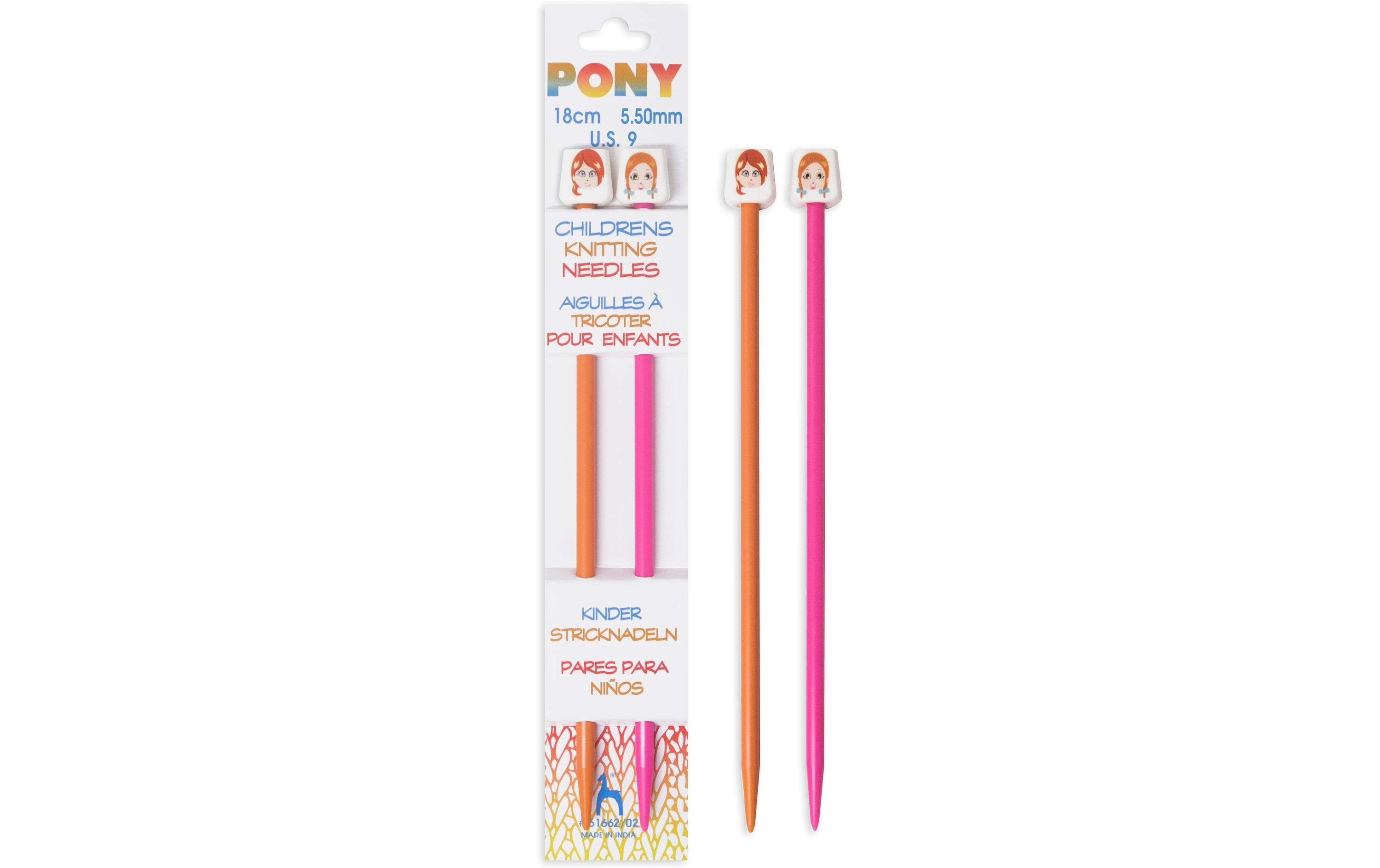 Pony Kinderstricknadel Kätzchen