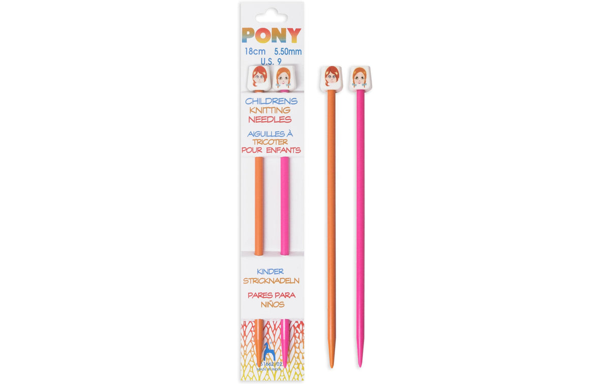 Pony Kinderstricknadel Kätzchen