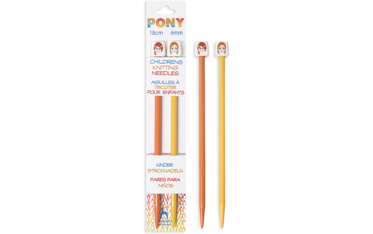 Pony Kinderstricknadel Kätzchen