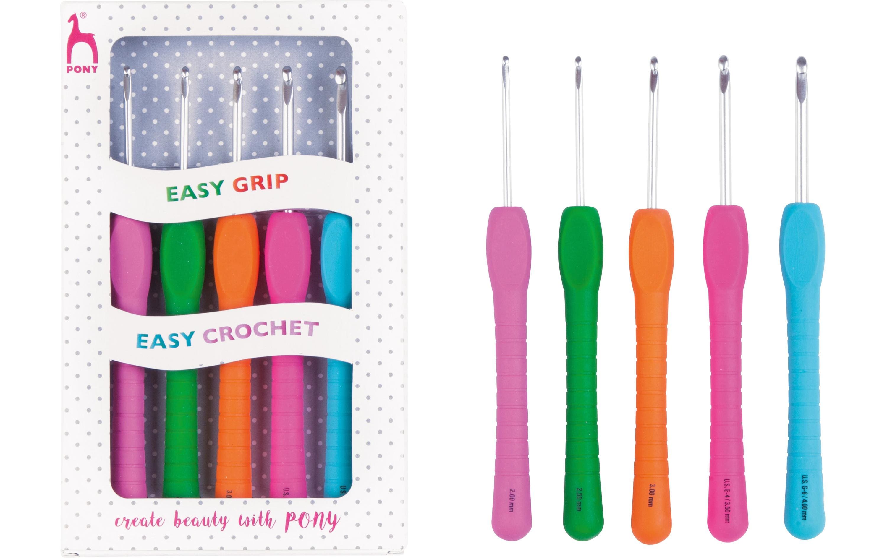Pony Häkelnadel Set Grip