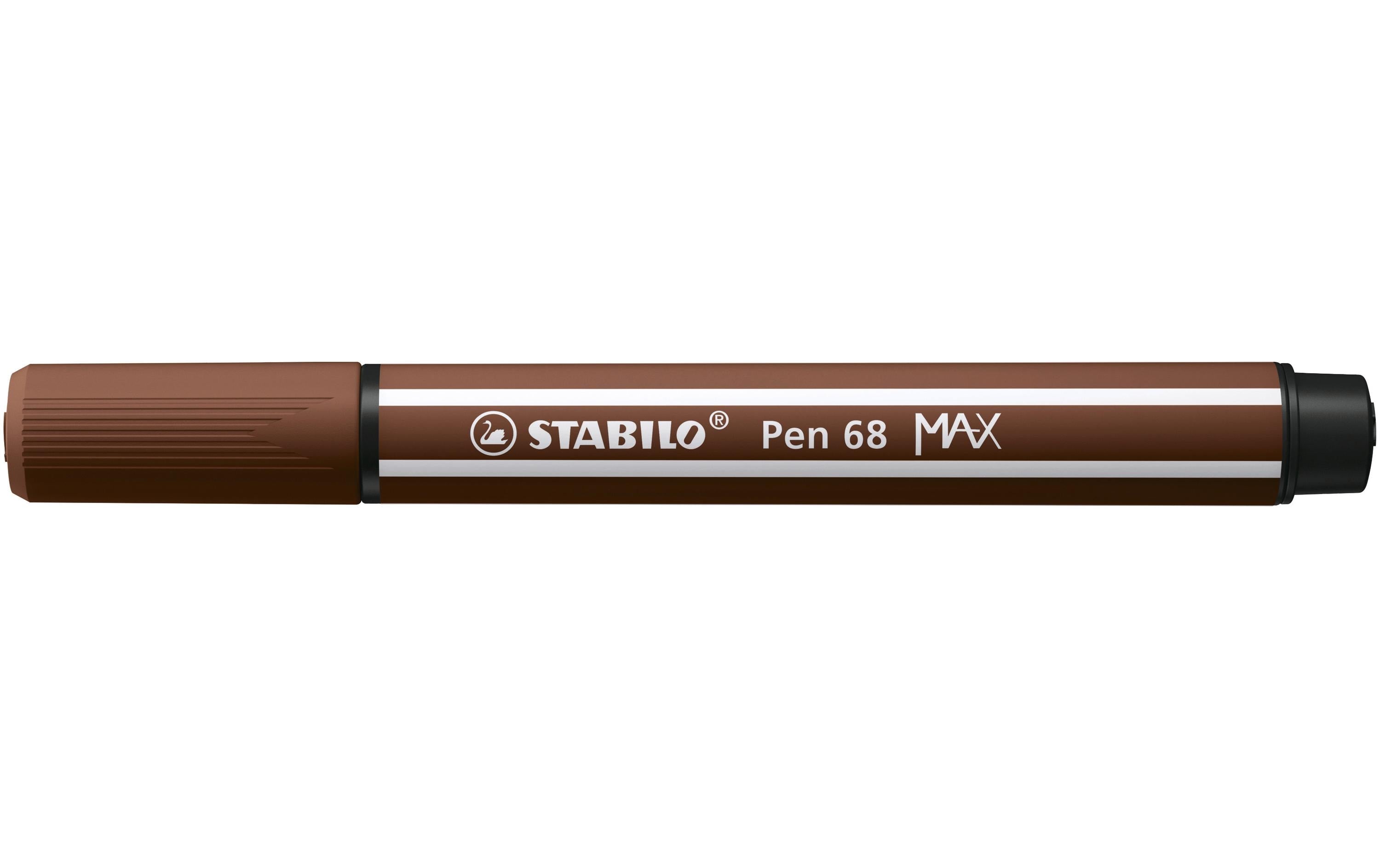STABILO, Filzstift Pen 68 MAX Braun, 5 Stüc