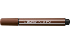 STABILO, Filzstift Pen 68 MAX Braun, 5 Stüc