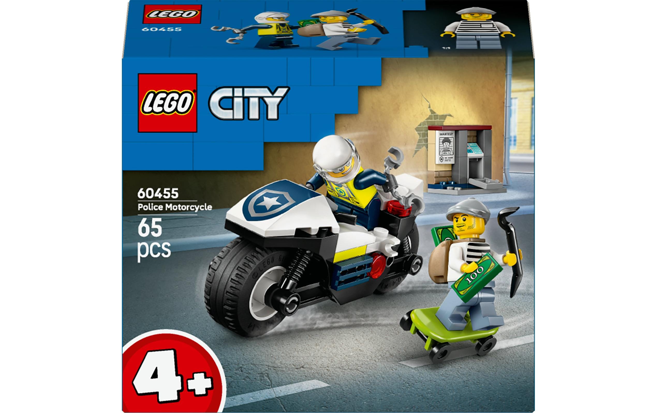 LEGO Verfolgungsjagd mit Polizeimotorrad