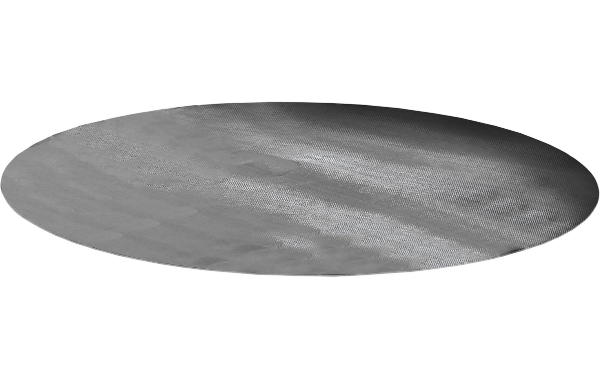 Grillfolie schwarz Durandal rund 48 cm
