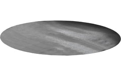 Grillfolie schwarz Durandal rund 48 cm