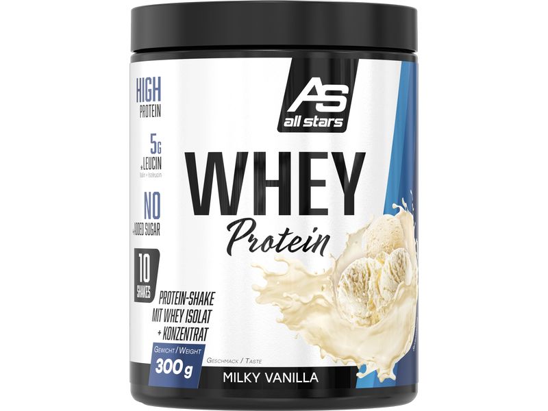 All Stars | Whey Protein 100 % | Milky Vanilla, Dose: 300g