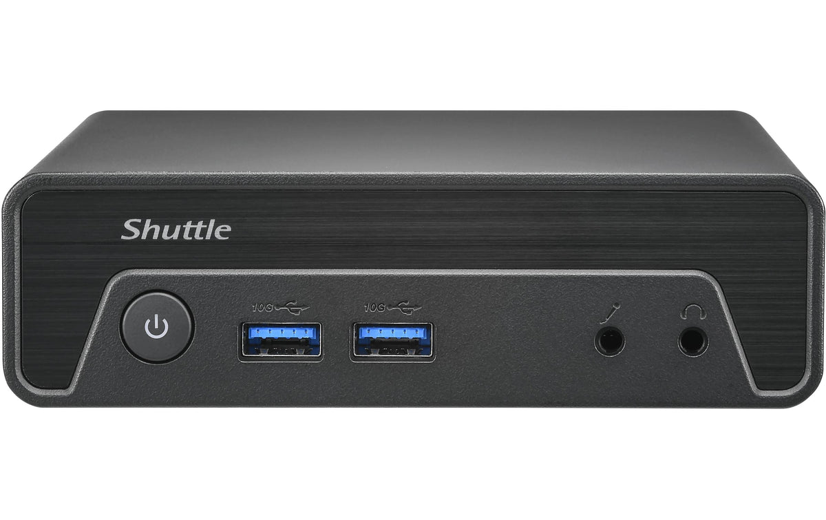 Shuttle nano Barebone NE10N, schwarz