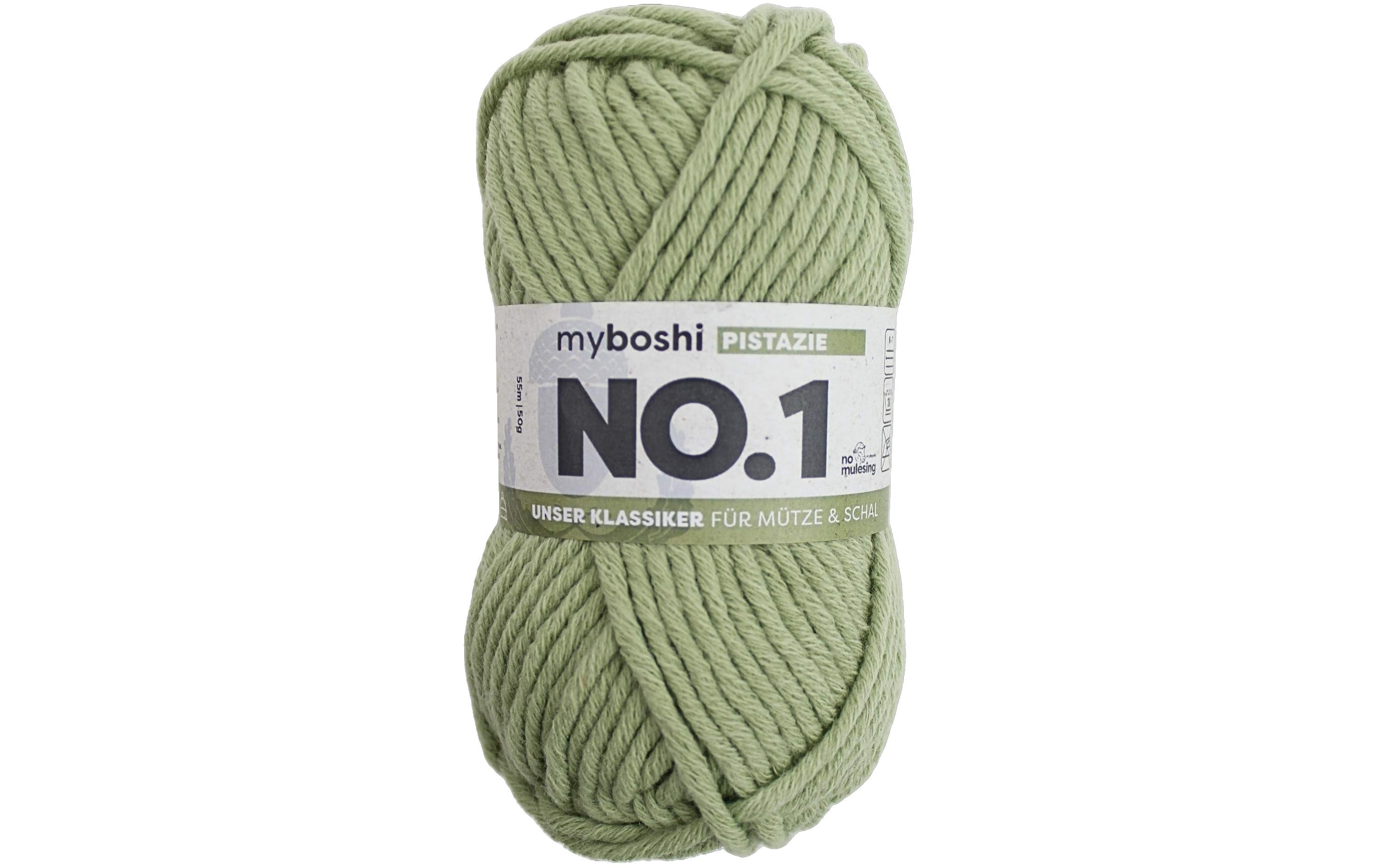 myBoshi, Wolle Nr.1 Pistazie 50 g, 55 m