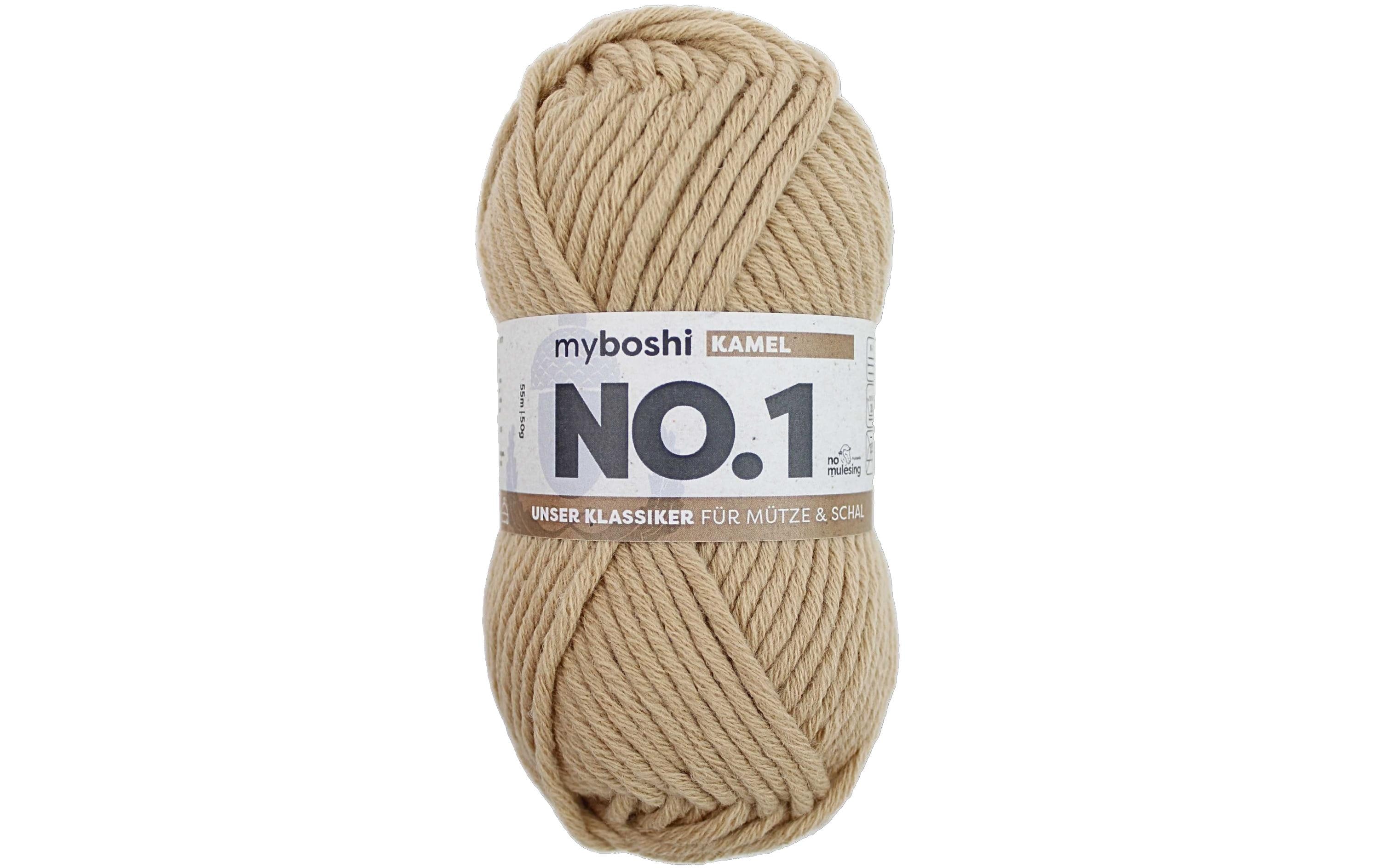 myBoshi, Wolle Nr.1 Kamel 50 g, 55 m