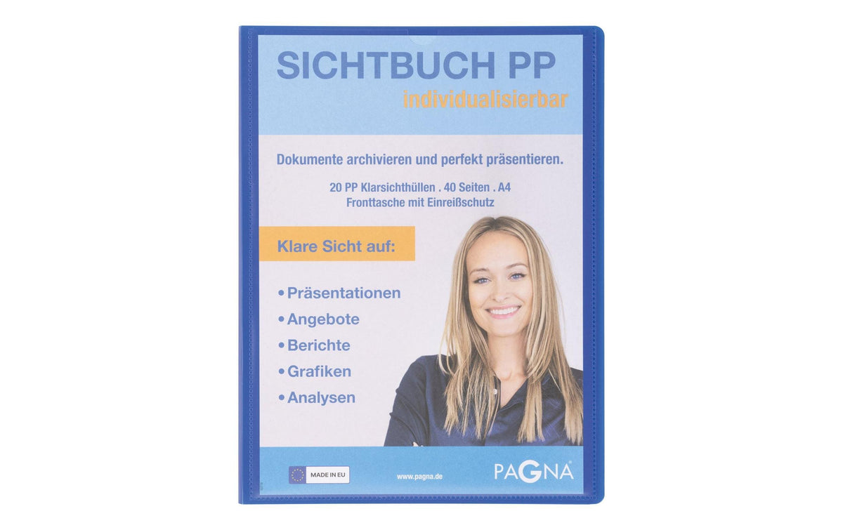 Pagna Sichtbuch mit Fronttasche, Office A4
