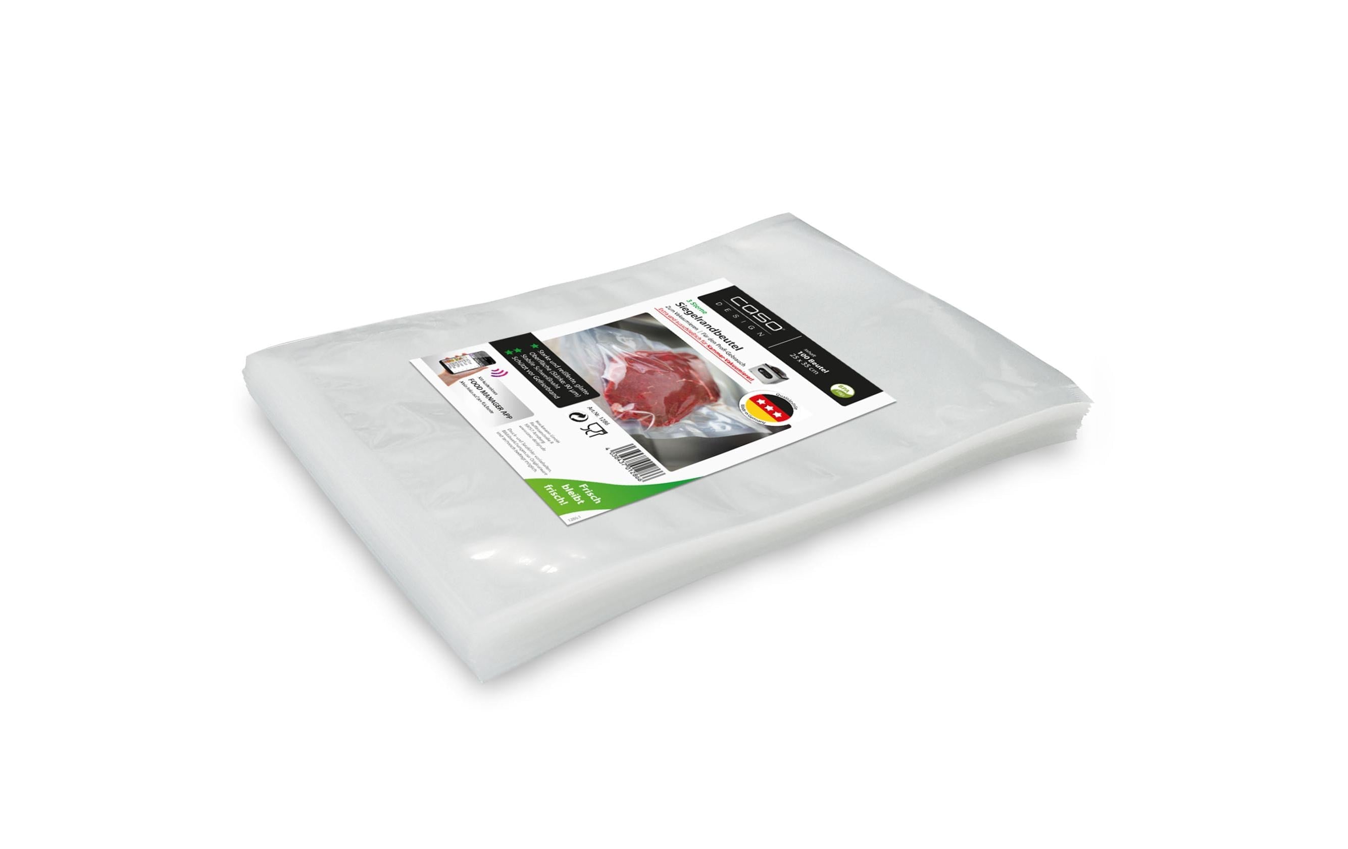 Caso Siegelrandbeutel 25x35