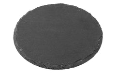COCON | Untersetzer für Kerzen rund | Schwarz, Schiefer, 15x15cm, Dicke 4.5mm