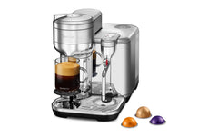 Sage | Nespr Vertuo Creatista Brushed Steel | 1500W, 2l Wassertank, 3 Milchtemp, 10 Kapse