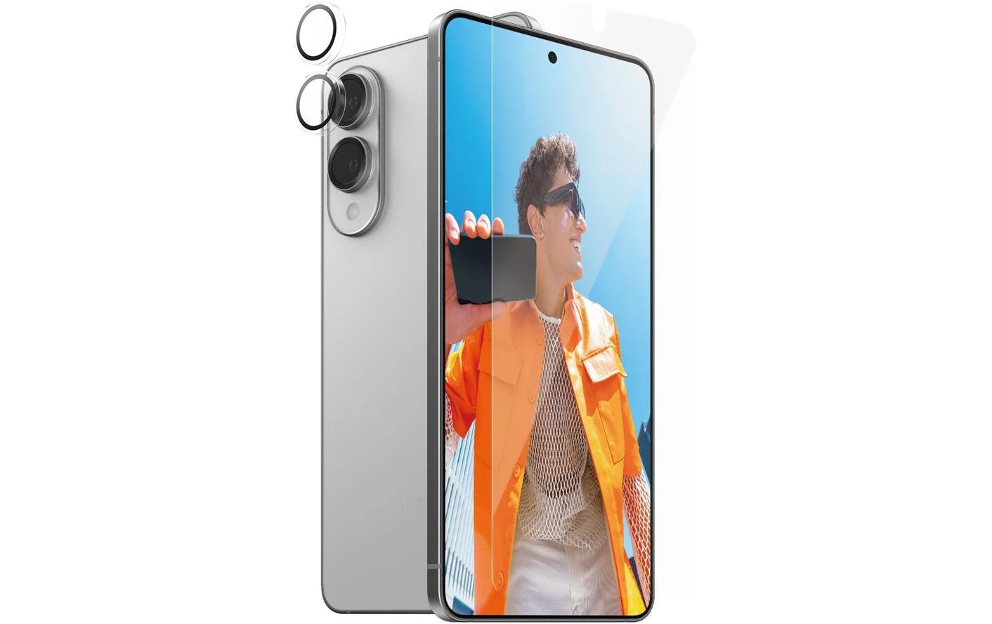 PANZERGLASS 2-in-1 - Glas (S), Hoops